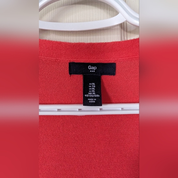 Gap Cardigan, Salmon Pink, Size XL - Picture 3 of 4